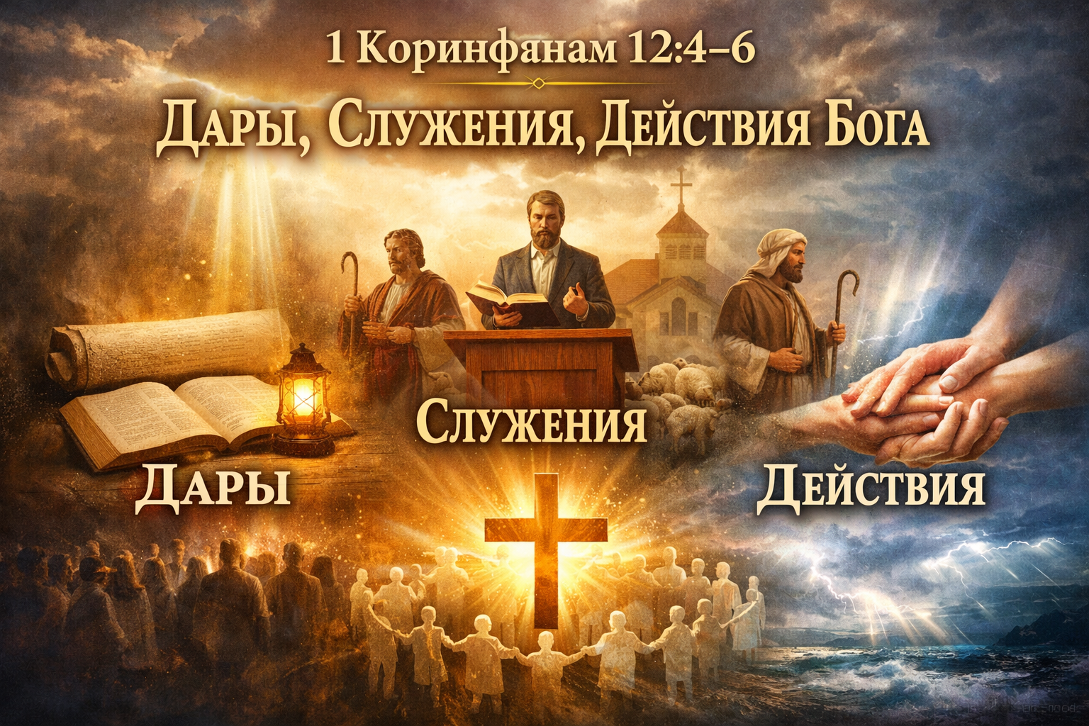 Дары, Служения и Действия