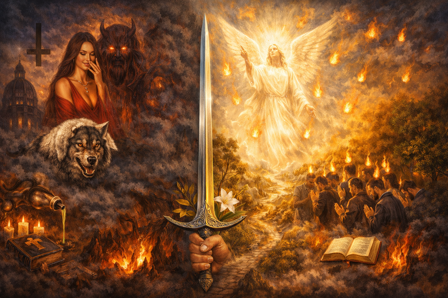 Когда ложь говорит языком света, а Дух приходит как огонь и ветер